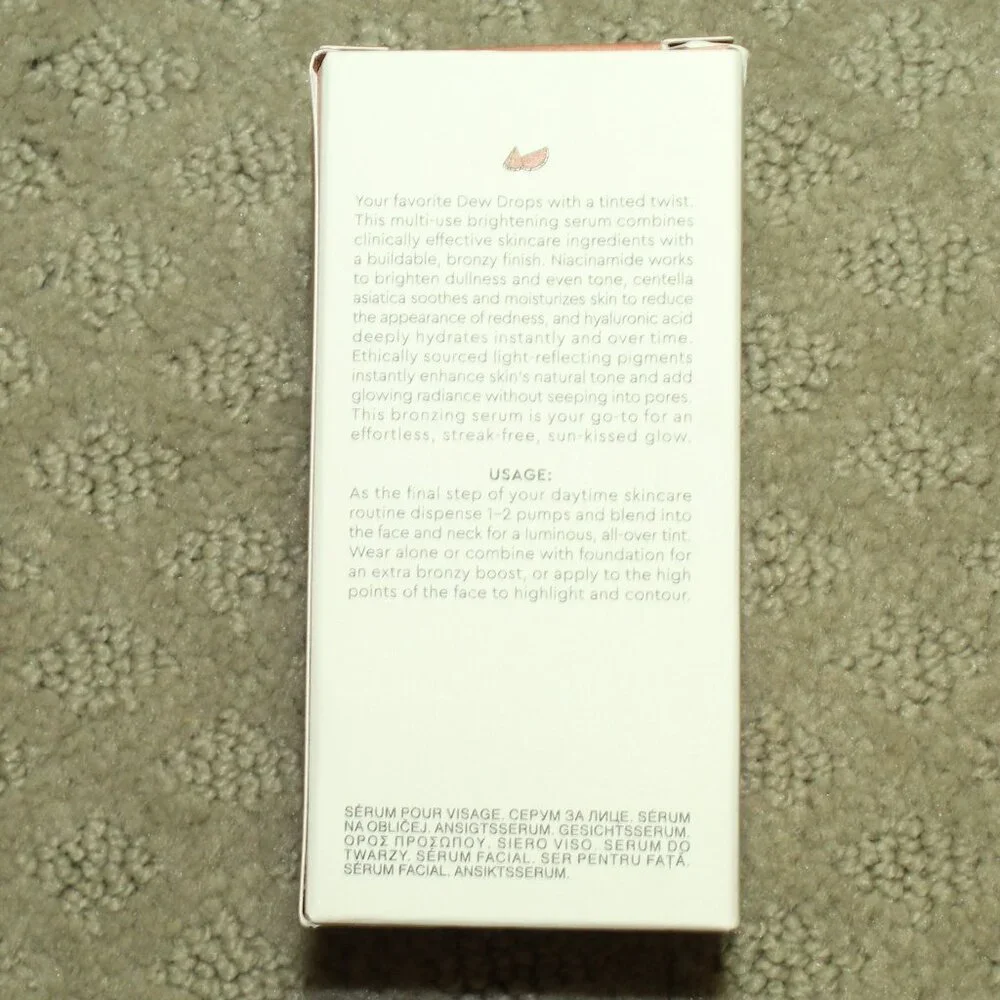 Glow Recipe Sun Glow Tinted Serum Watermelon Glow Niacinamide Hue Drops 1.35 fl
